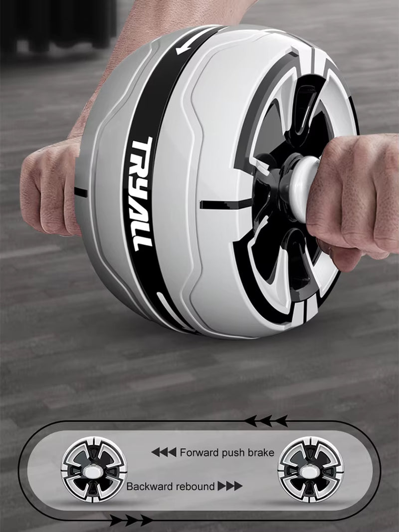Transform Your Core with the Abdominal Exercise Wheel - Anti-Slip Rebound Trainer for Home and Gym Workouts